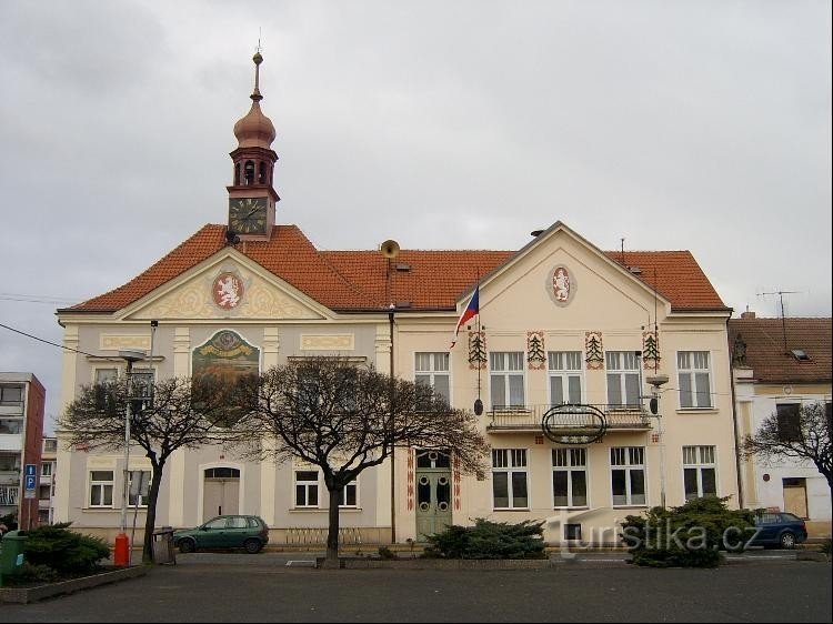 Le bâtiment de l'ancienne caisse d'épargne