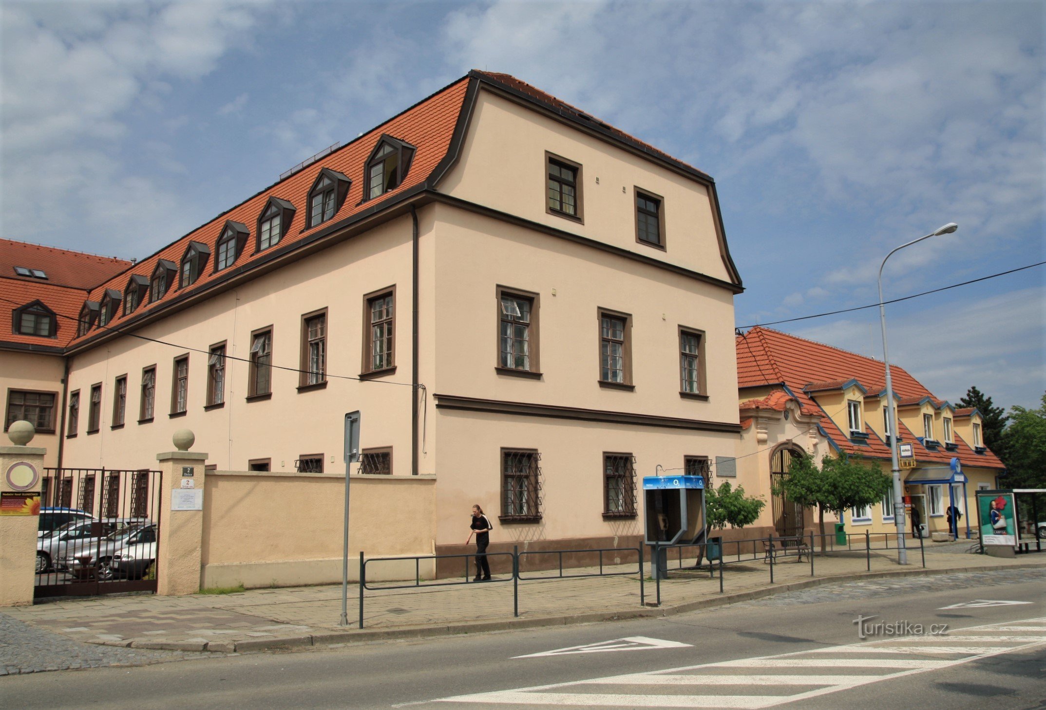 The building of the former archbishop's castle, today the Center for Social Services for Persons