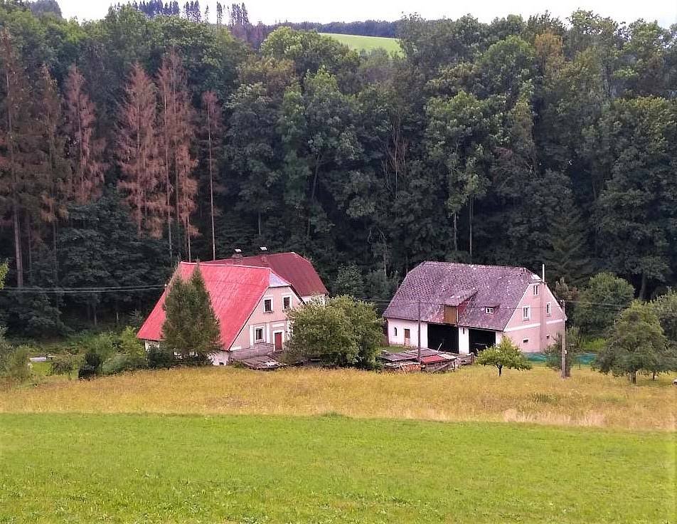 Gebäude der Mühle Nízká Srbská