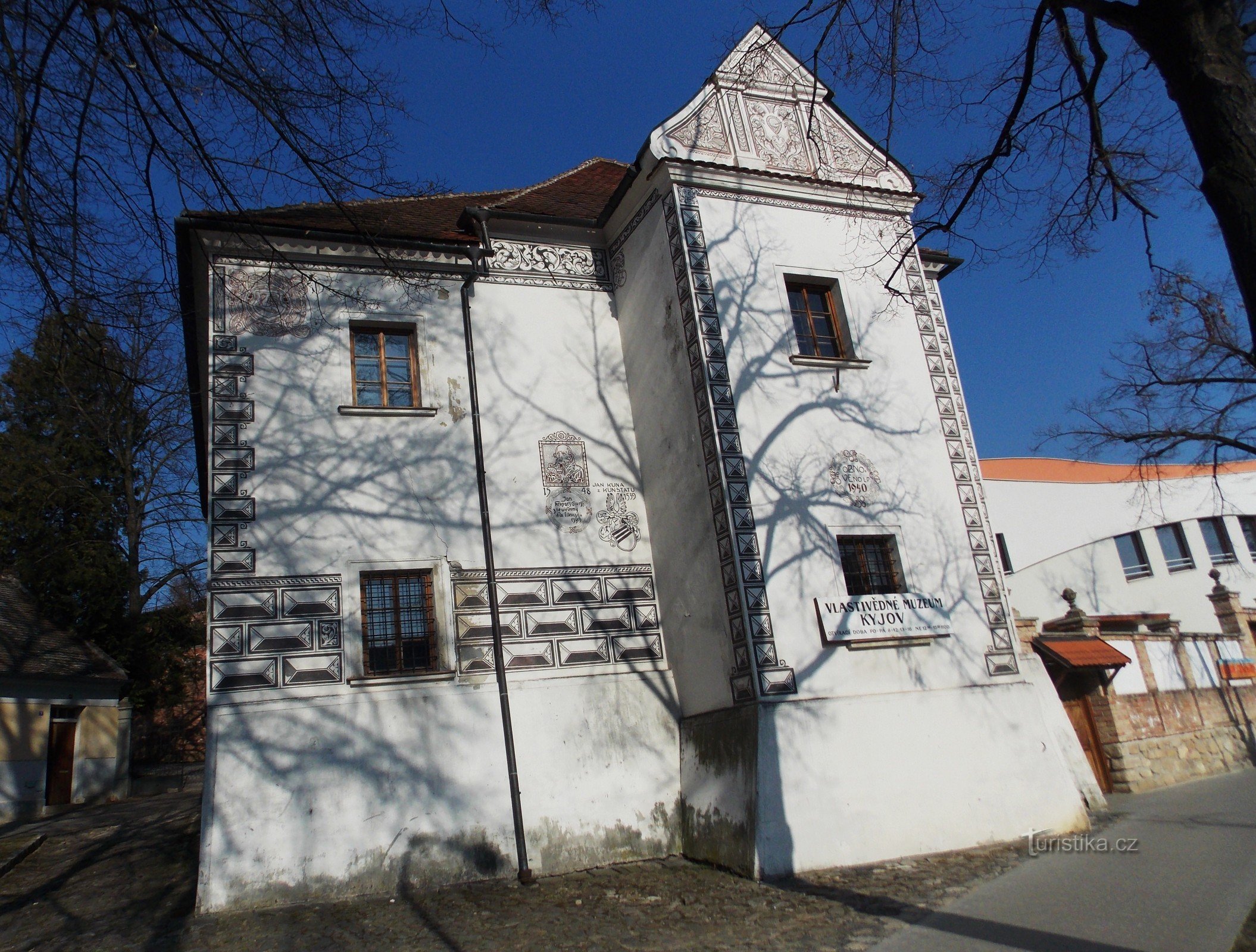 Renesančna grajska stavba v Kyjovu