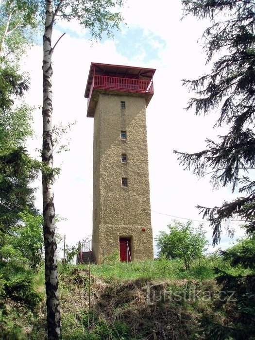 Оглядова вежа Буріана на горі Міленка