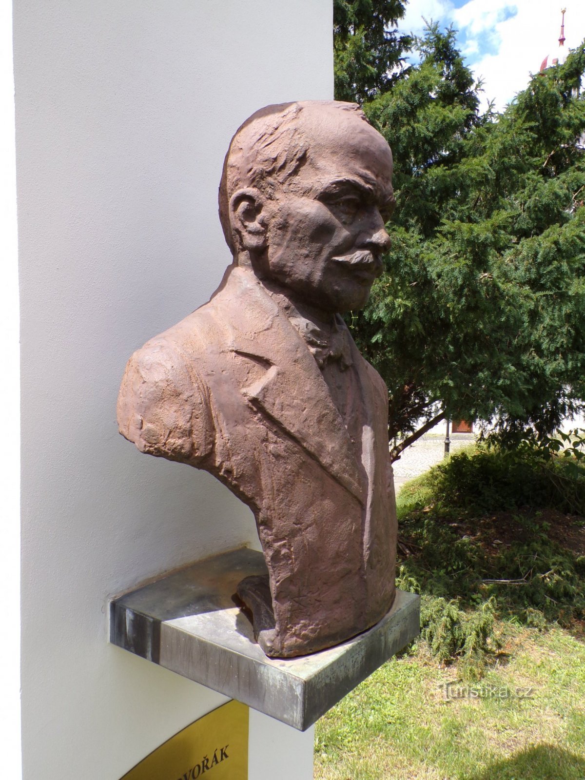 Bust of Max Dvořák (Roudnice nad Labem, 9.7.2021/XNUMX/XNUMX)