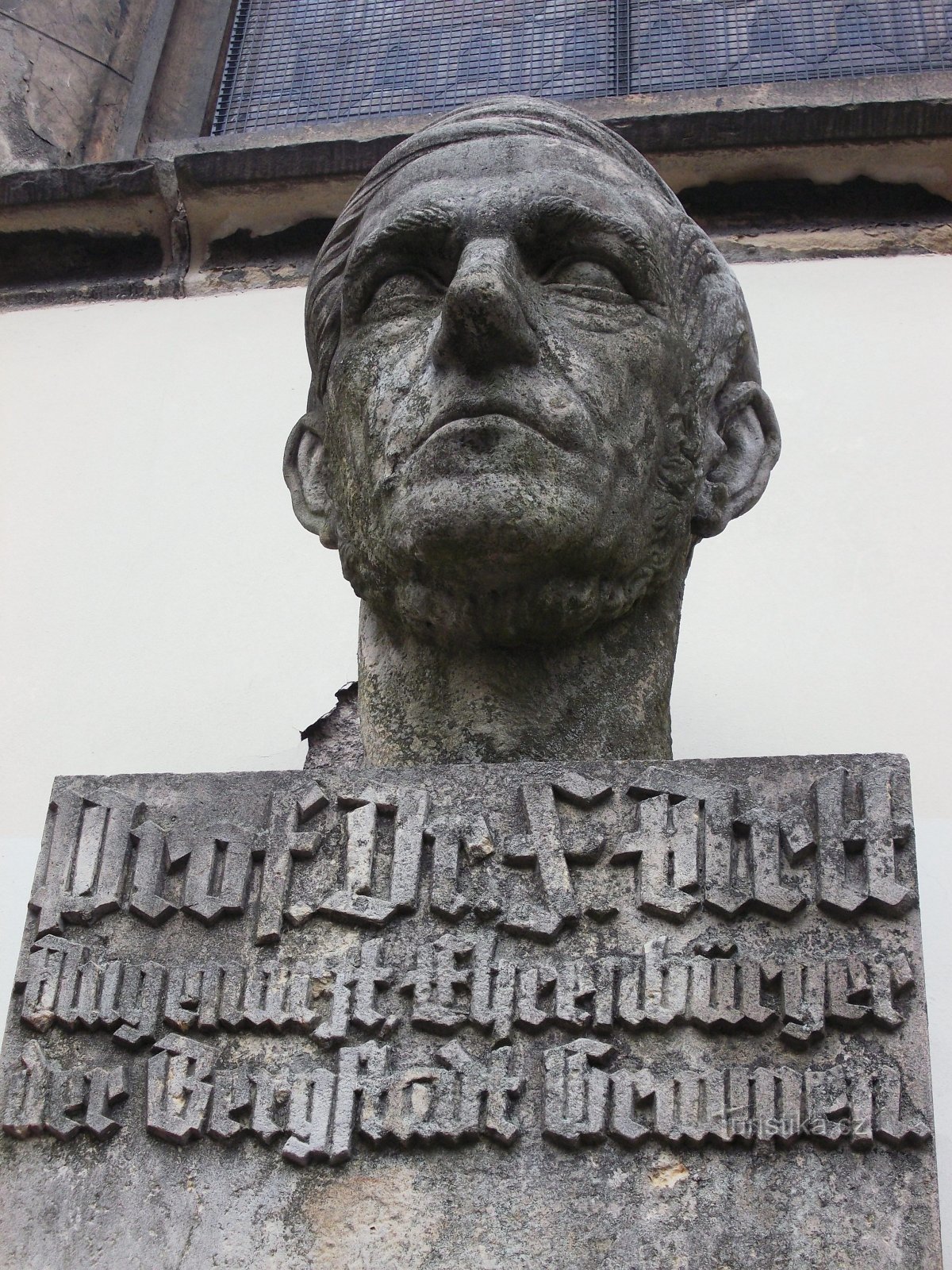 bust with inscription