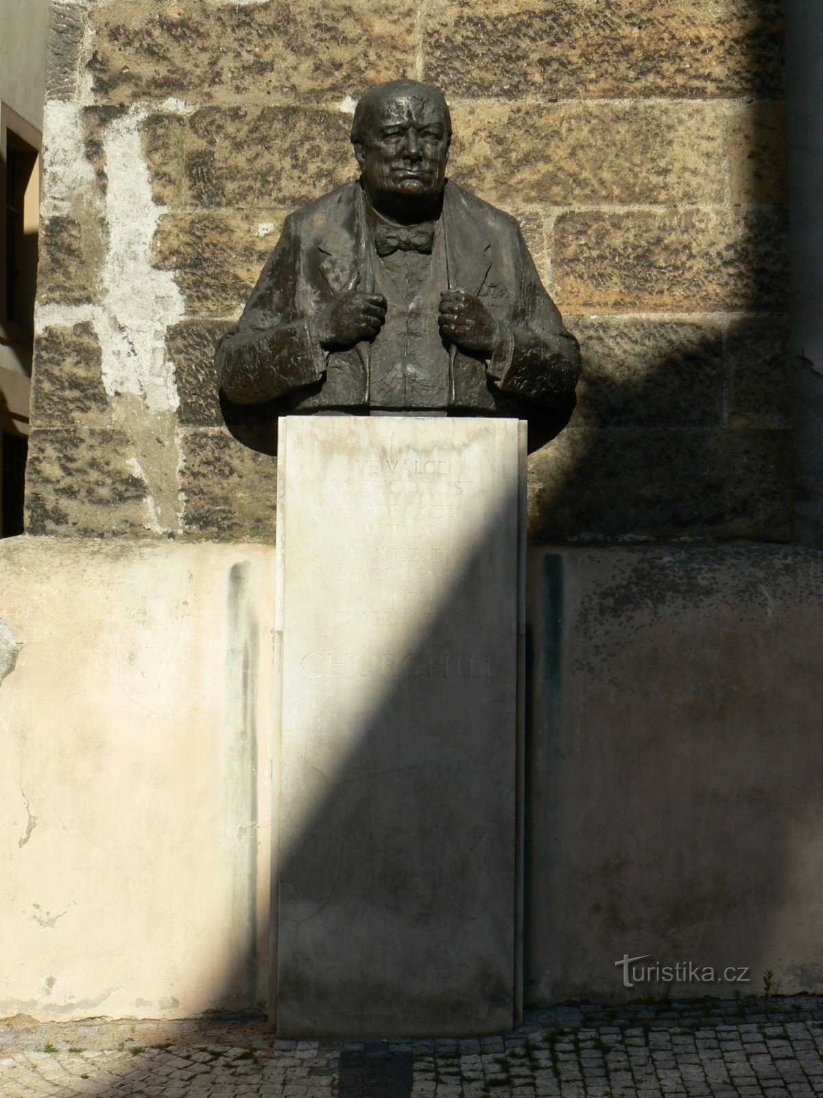 Buste af Winston Churchill