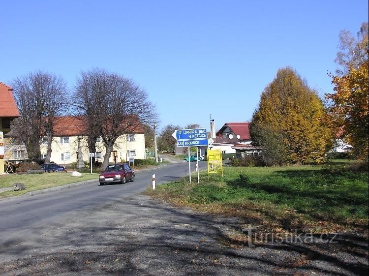 Býškovice: Die Straße von Vítonic