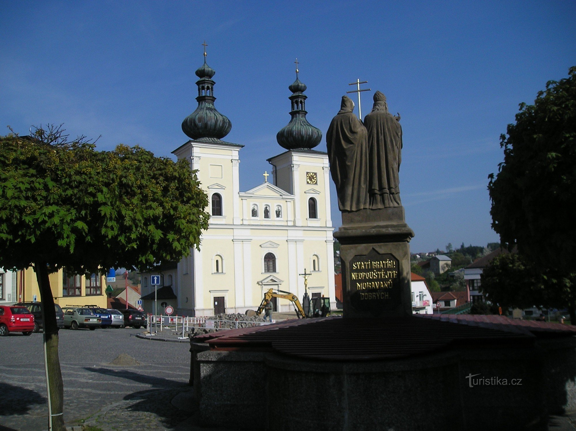 Bystřice Pernštejnin yläpuolella