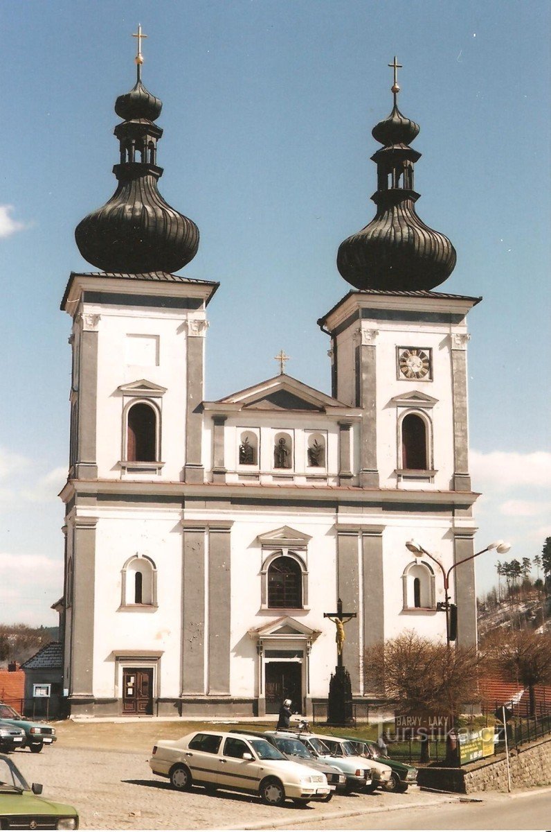 Bystřice nad Pernštejnem - church of St. Lawrence 2000