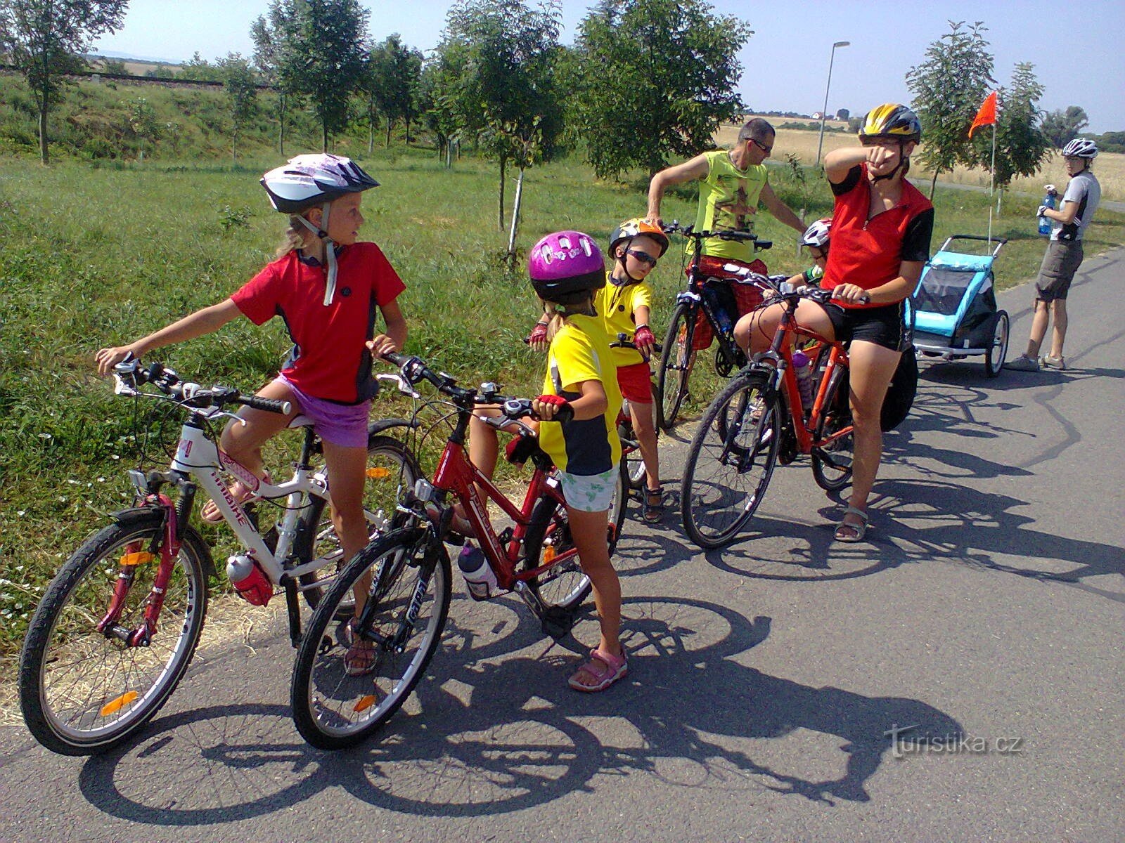 Bystřice with a bike along the Zubře stézka