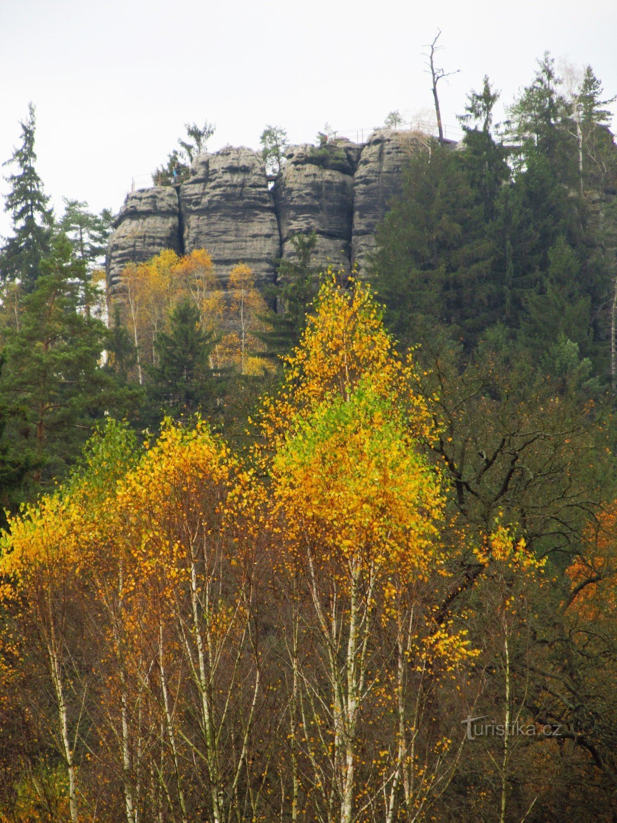 ehemalige Burg Šaunštejn (Loupežák)