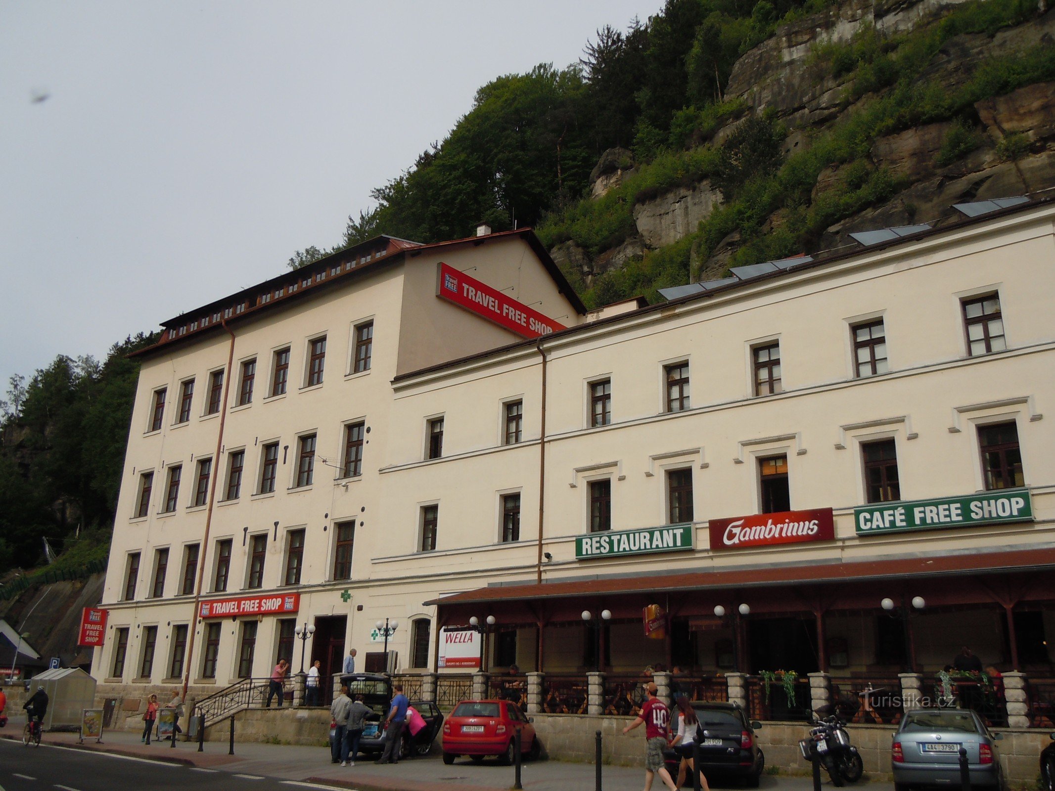 former customs building, today a Free shop