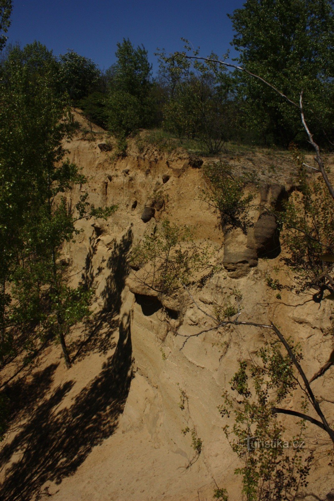 Den tidligere sandgrav kaldet "Zmole