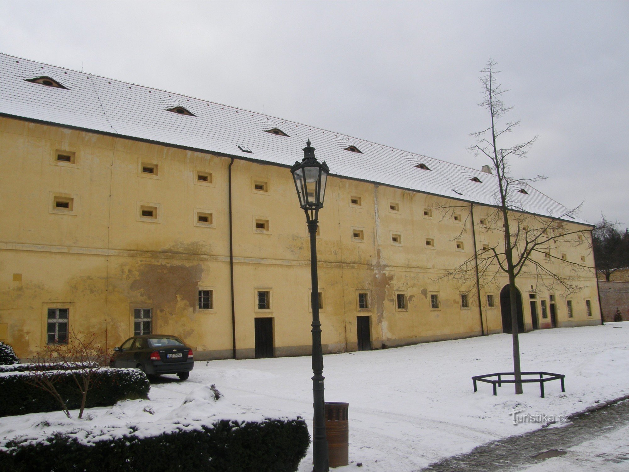 The former granary is facing the problem of rising damp