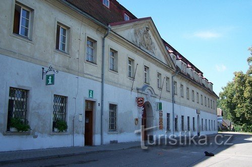 The former stoneware factory, now the Information Center and the Cultural Center