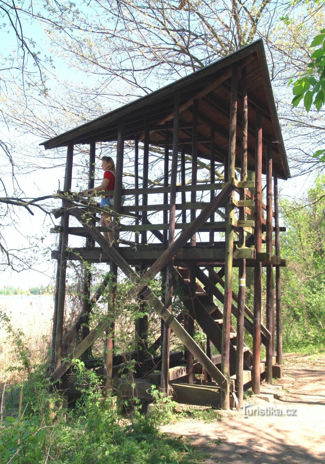 Der ehemalige Aussichtsturm an der Haltestelle Nr. 12