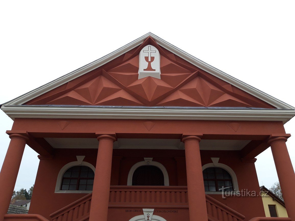 Antigua Sinagoga Judía en Milevsk (hoy edificio de la Iglesia Husita Checoslovaca)