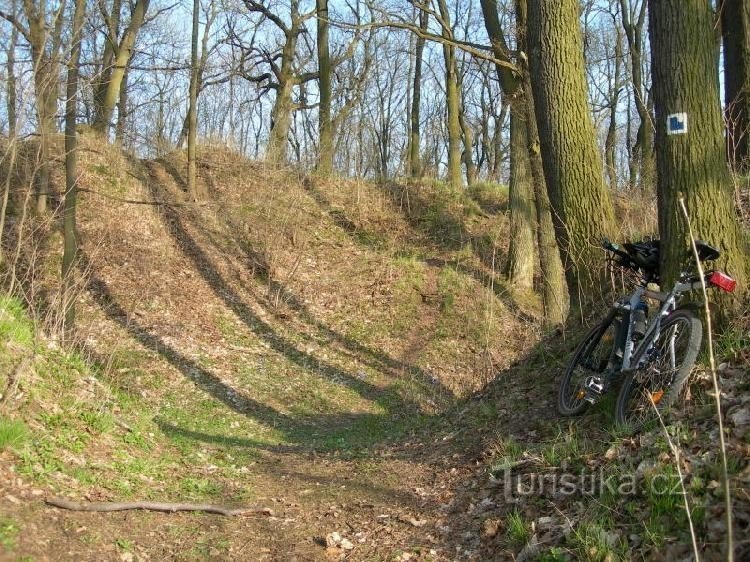 Bývalý hradní příkop