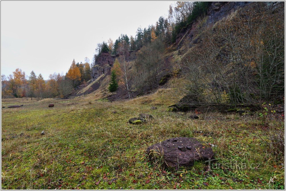 De voormalige Hvězda-groeve