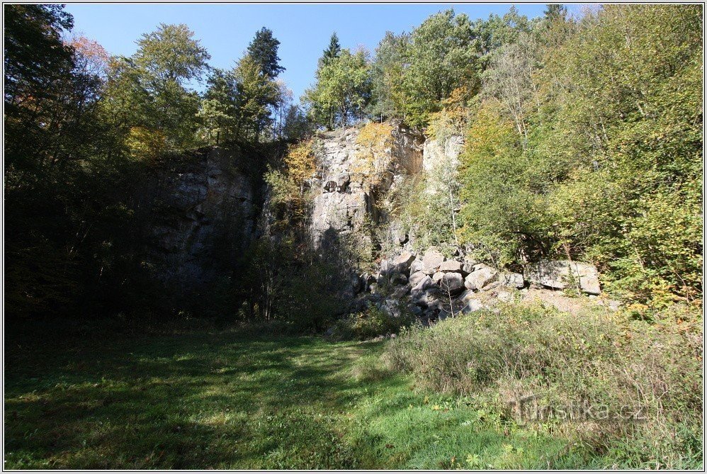 Former quarry behind Mýto