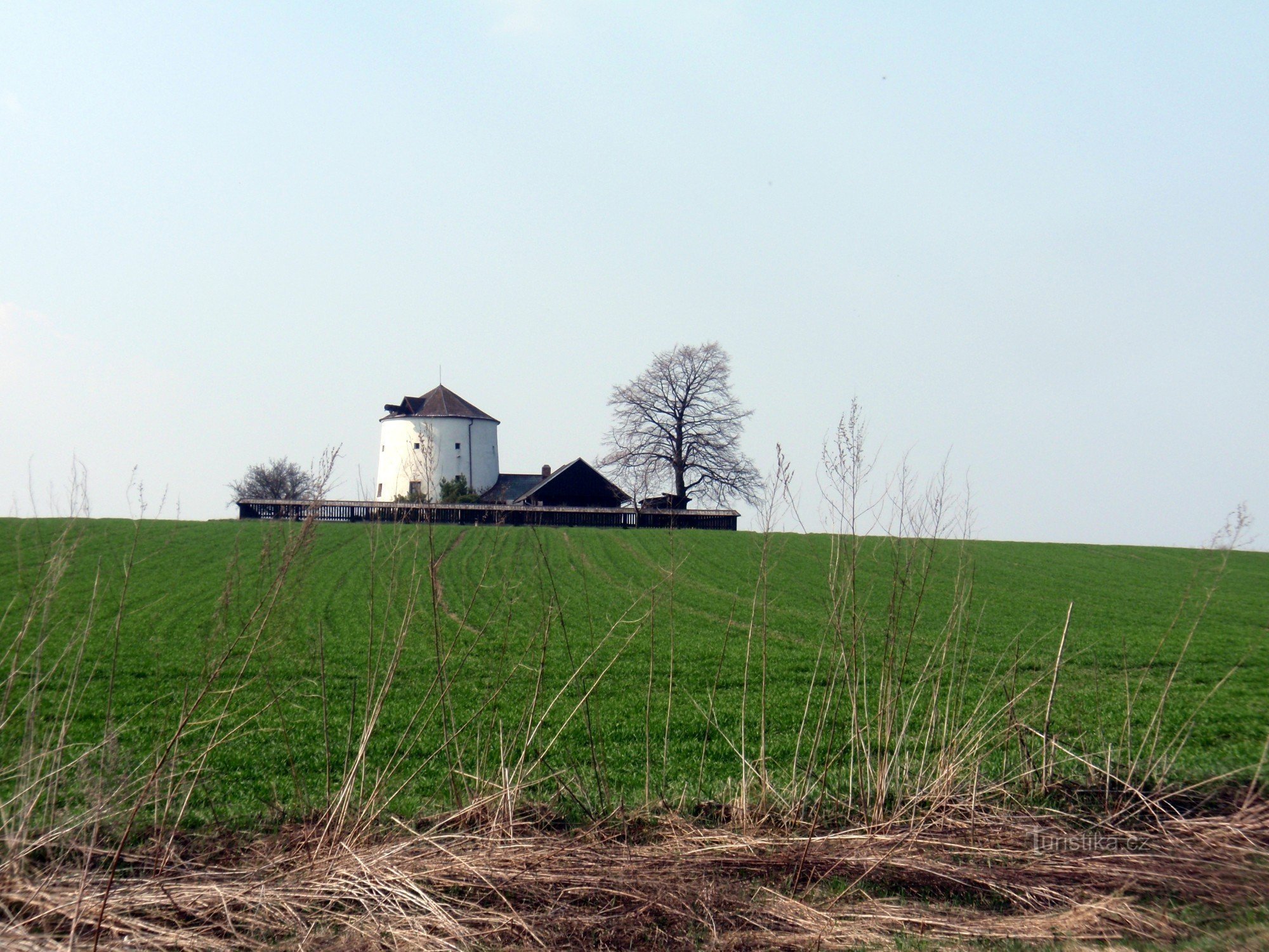 L'ancien moulin au cadastre du village de Zbyslavice