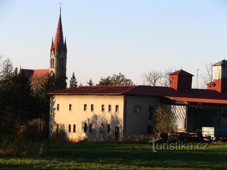 Nekdanji grad v Polanki nad Odrou