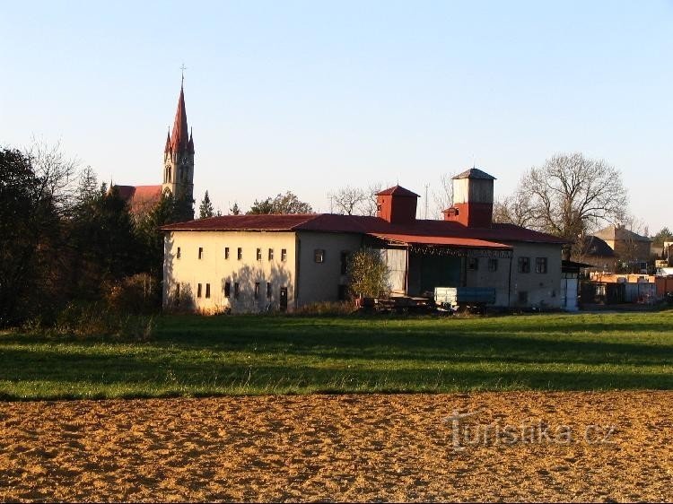 Das ehemalige Schloss in Polanka nad Odrou