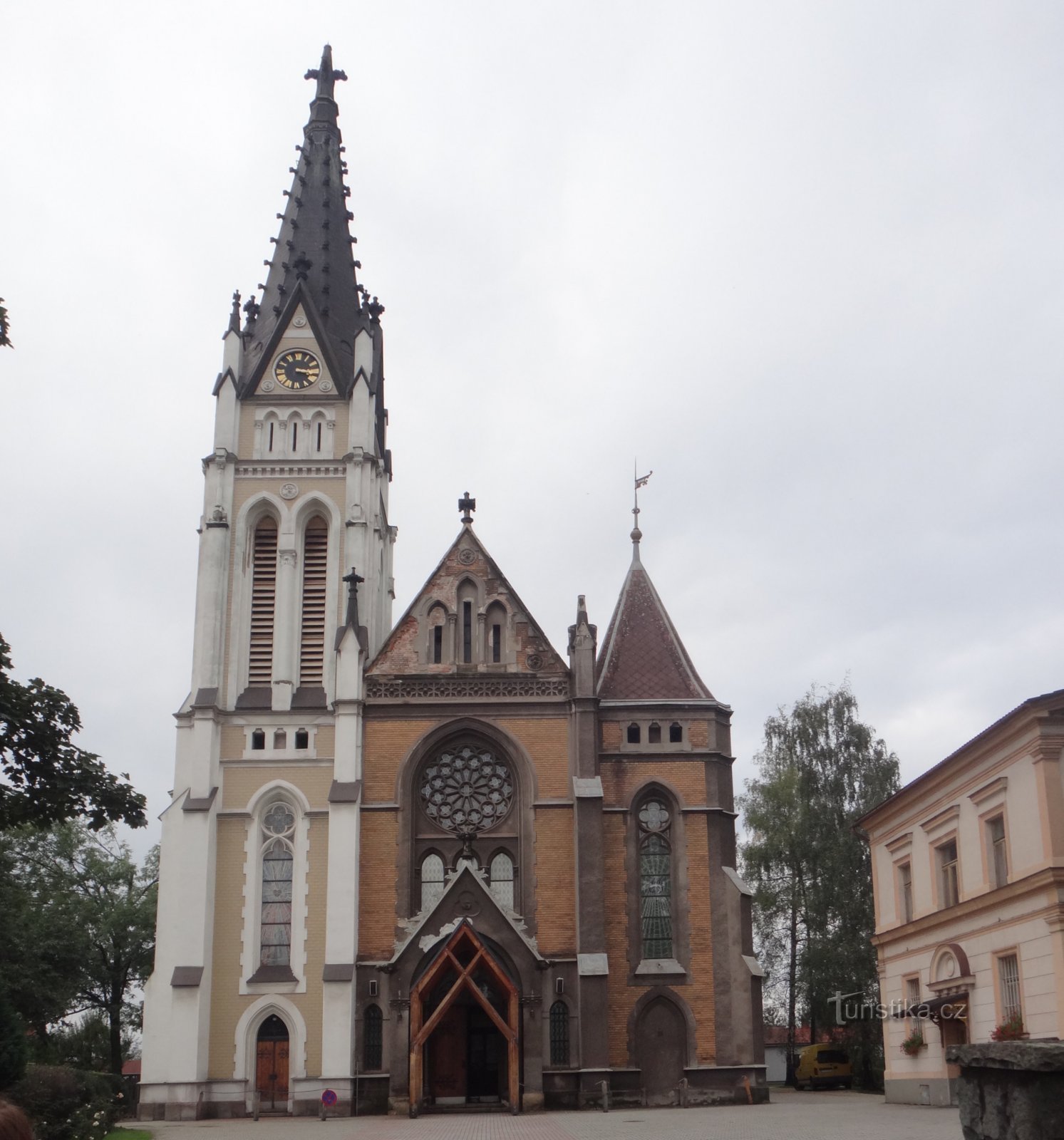 Č. Těšín kyrka av Herrens gudomliga hjärta