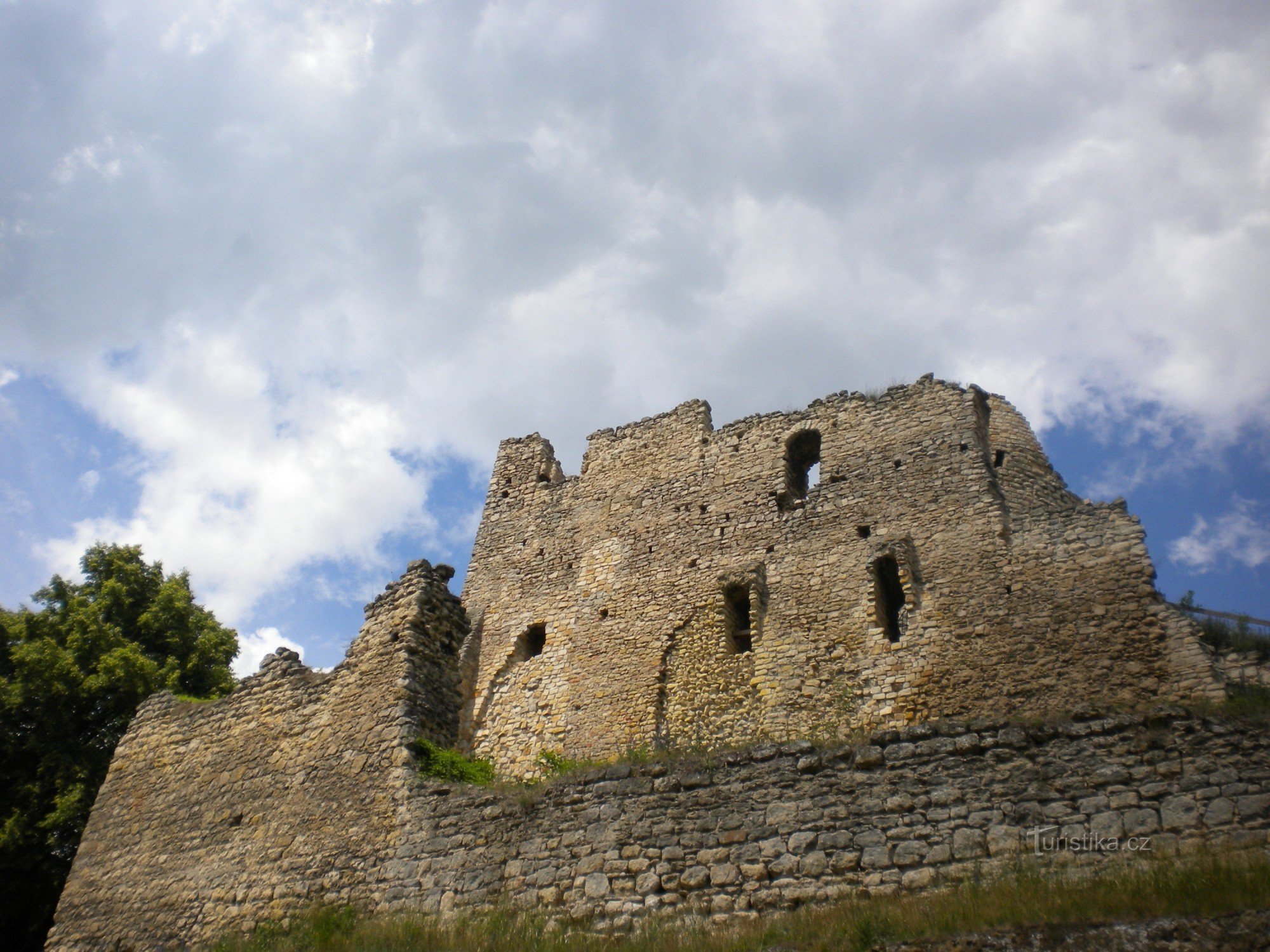 une partie du château