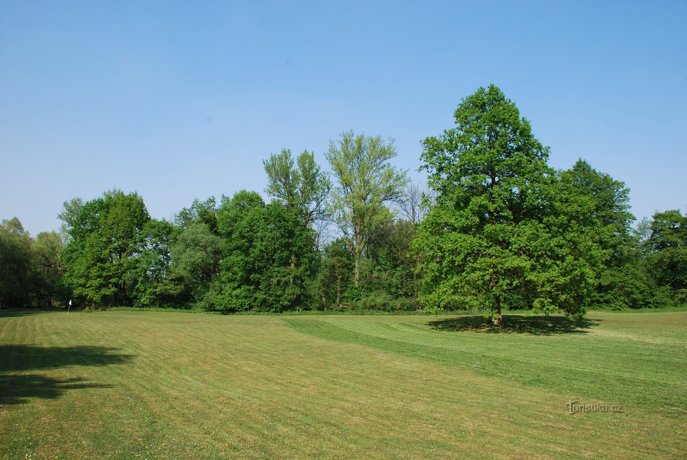 Part of the playground in the immediate vicinity of the Odra river