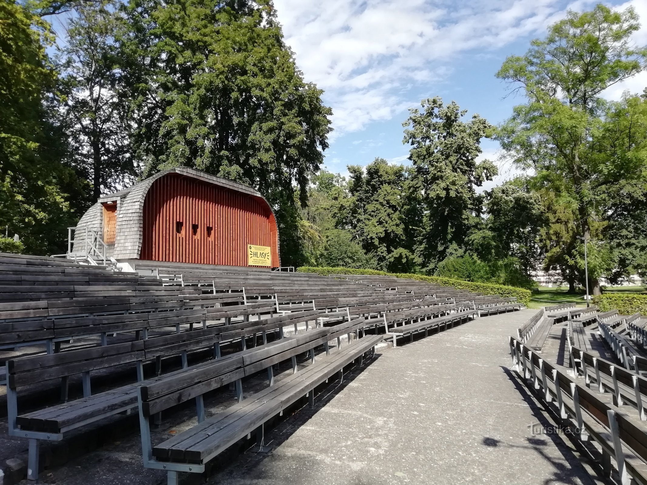 Teil des Sommerkinos