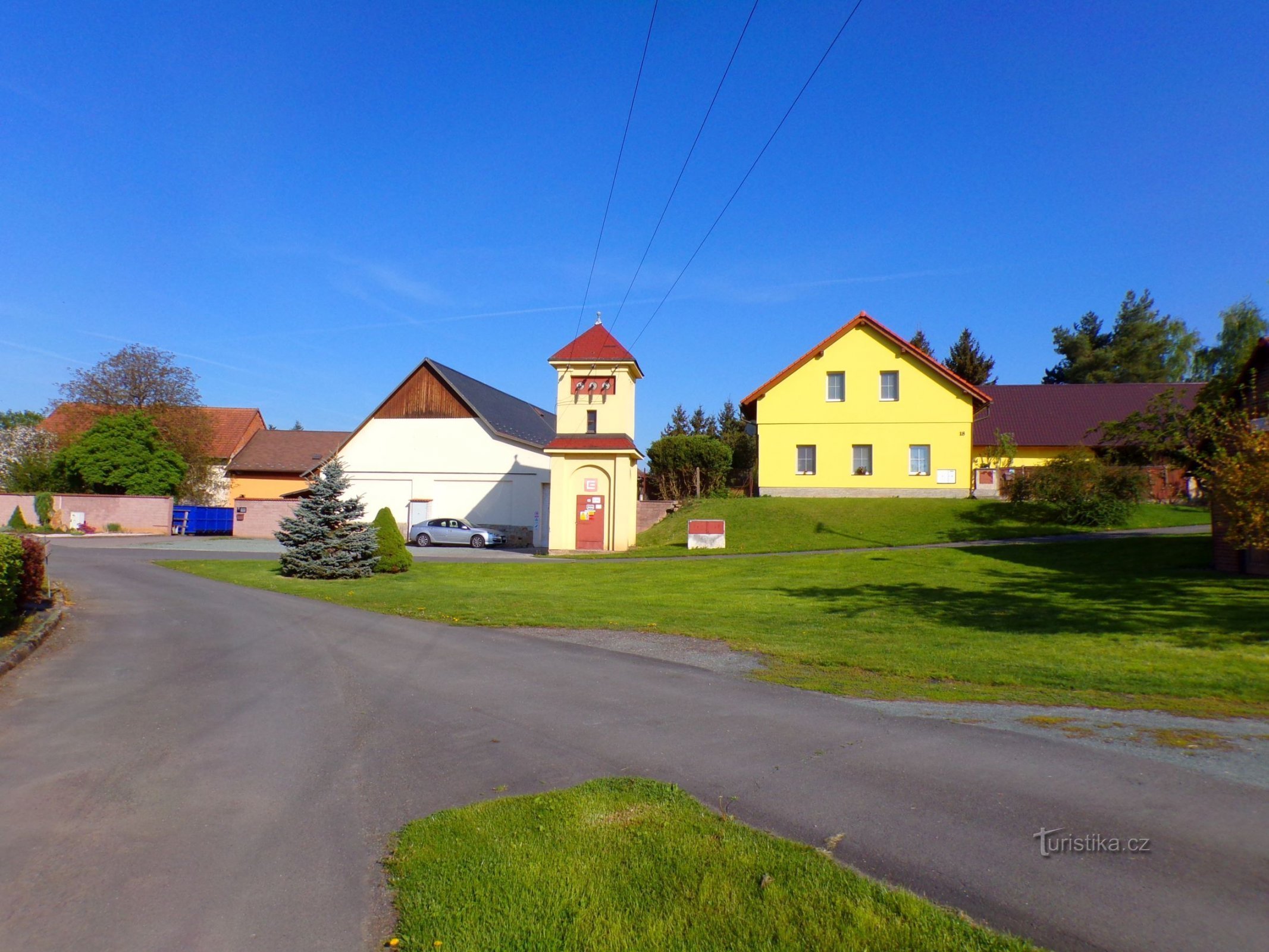 Część wsi (Čáslavky, 8.5.2022 maja XNUMX)