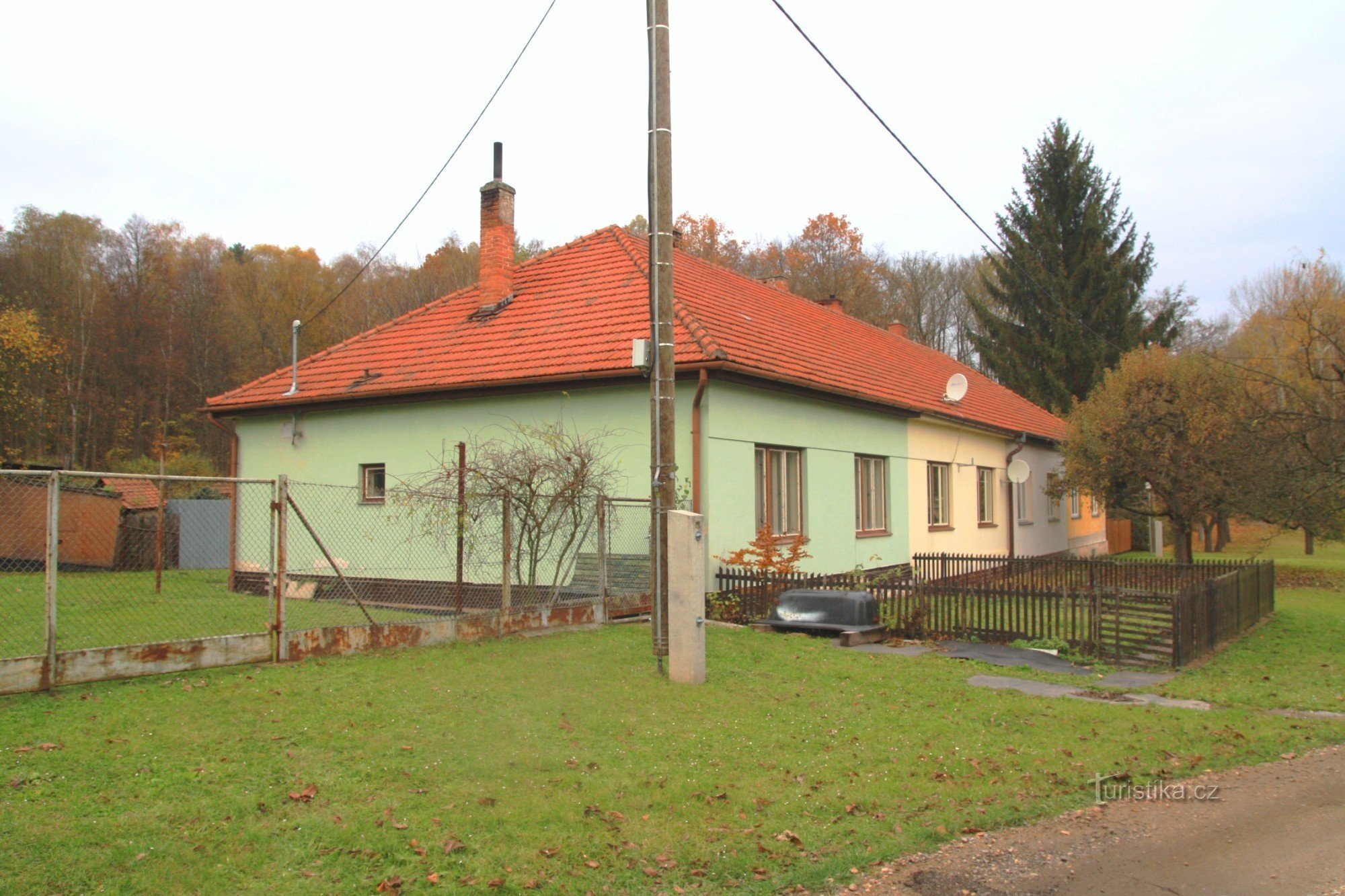 Part of the buildings converted into apartments