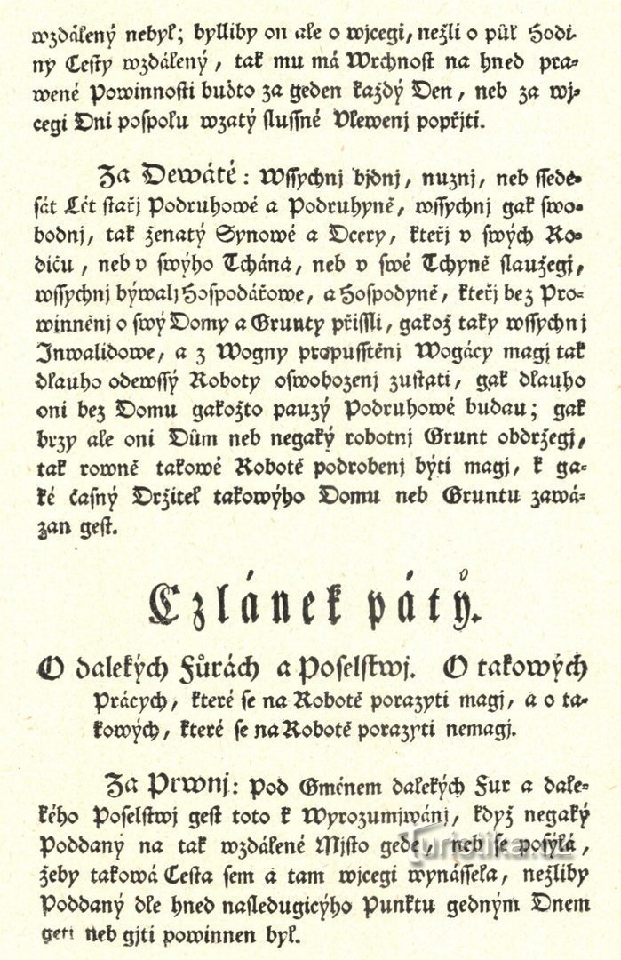 Partie d'un brevet de travail de 1775