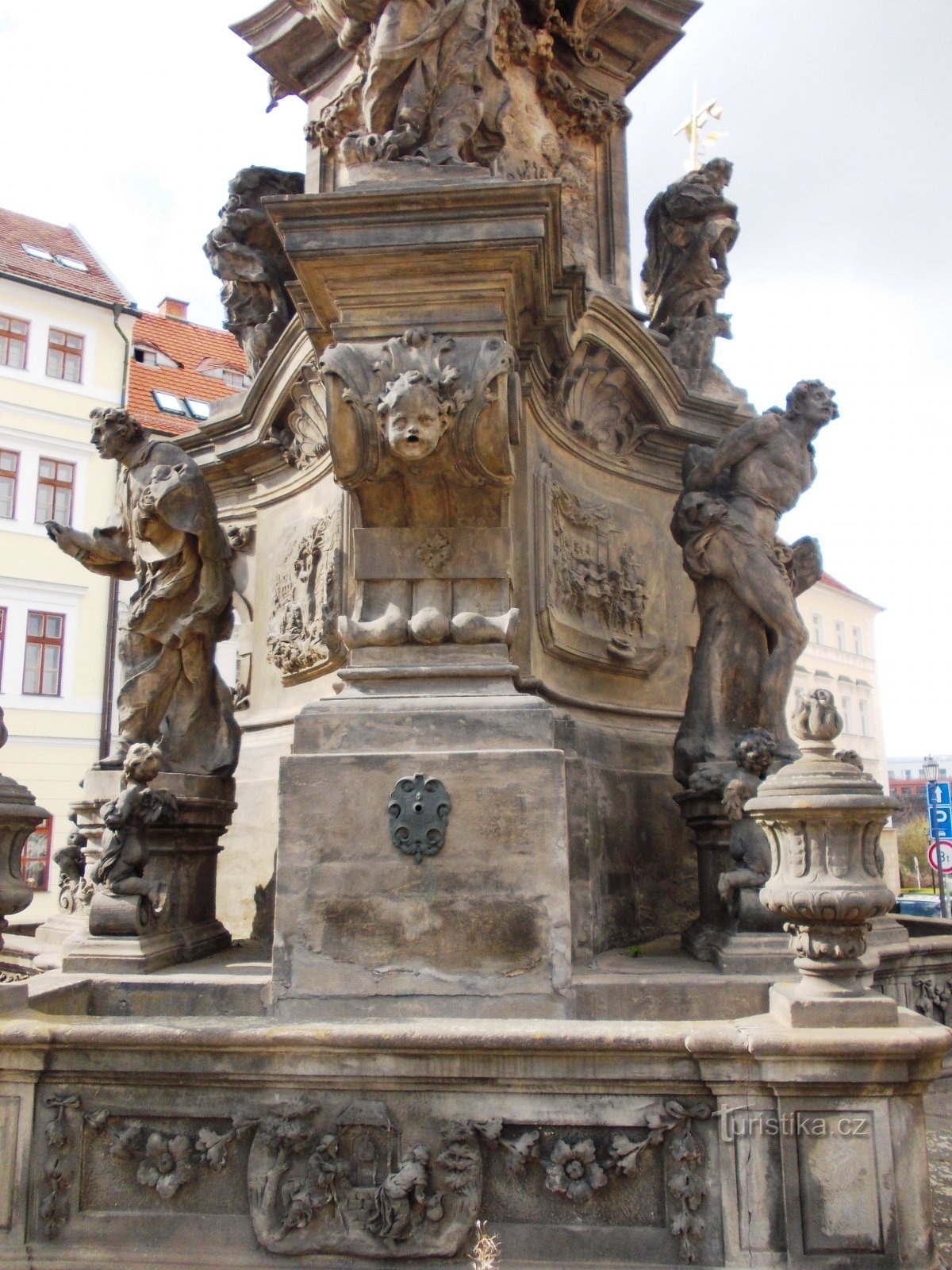 Teil der Statue