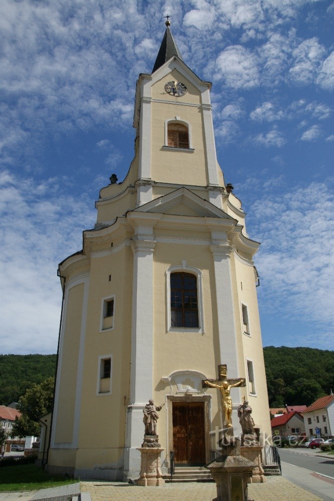 Bohemen onder Kosíř - kerk van St. Johannes de Doper