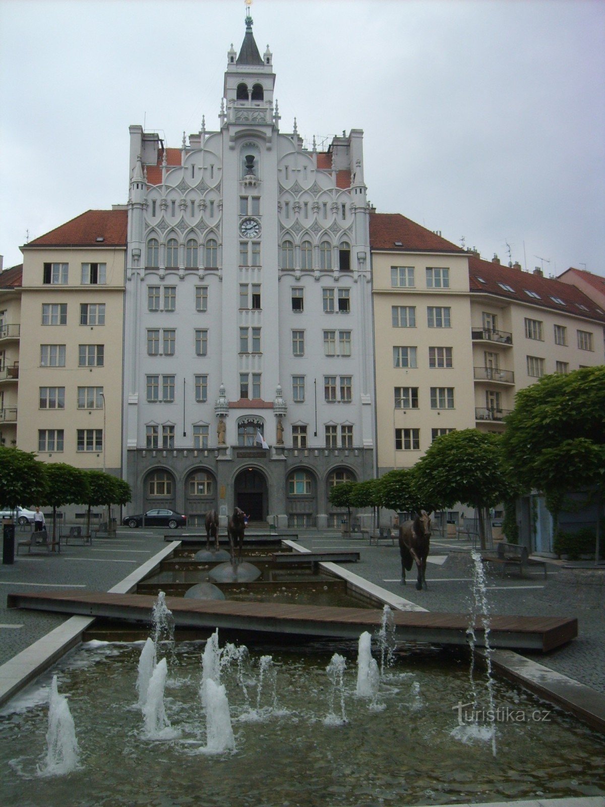 vista geral da praça