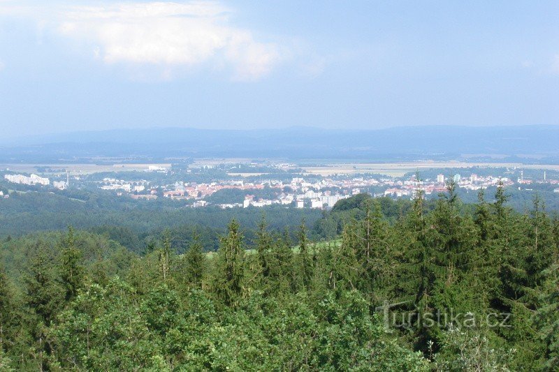 Ogólny widok na Cheb