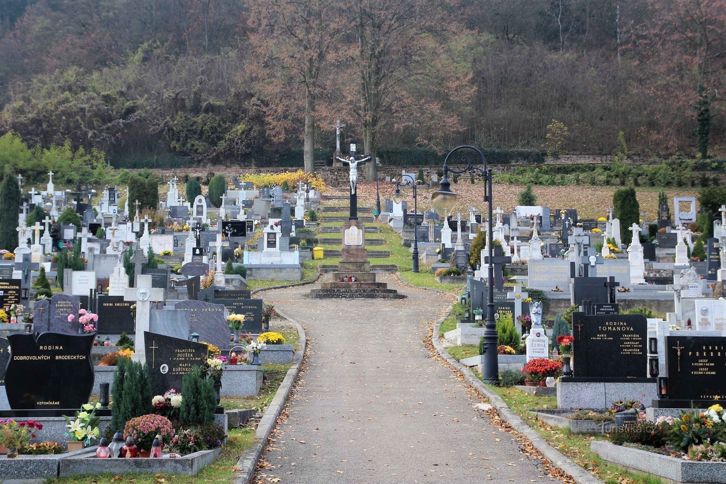 Vue générale du cimetière