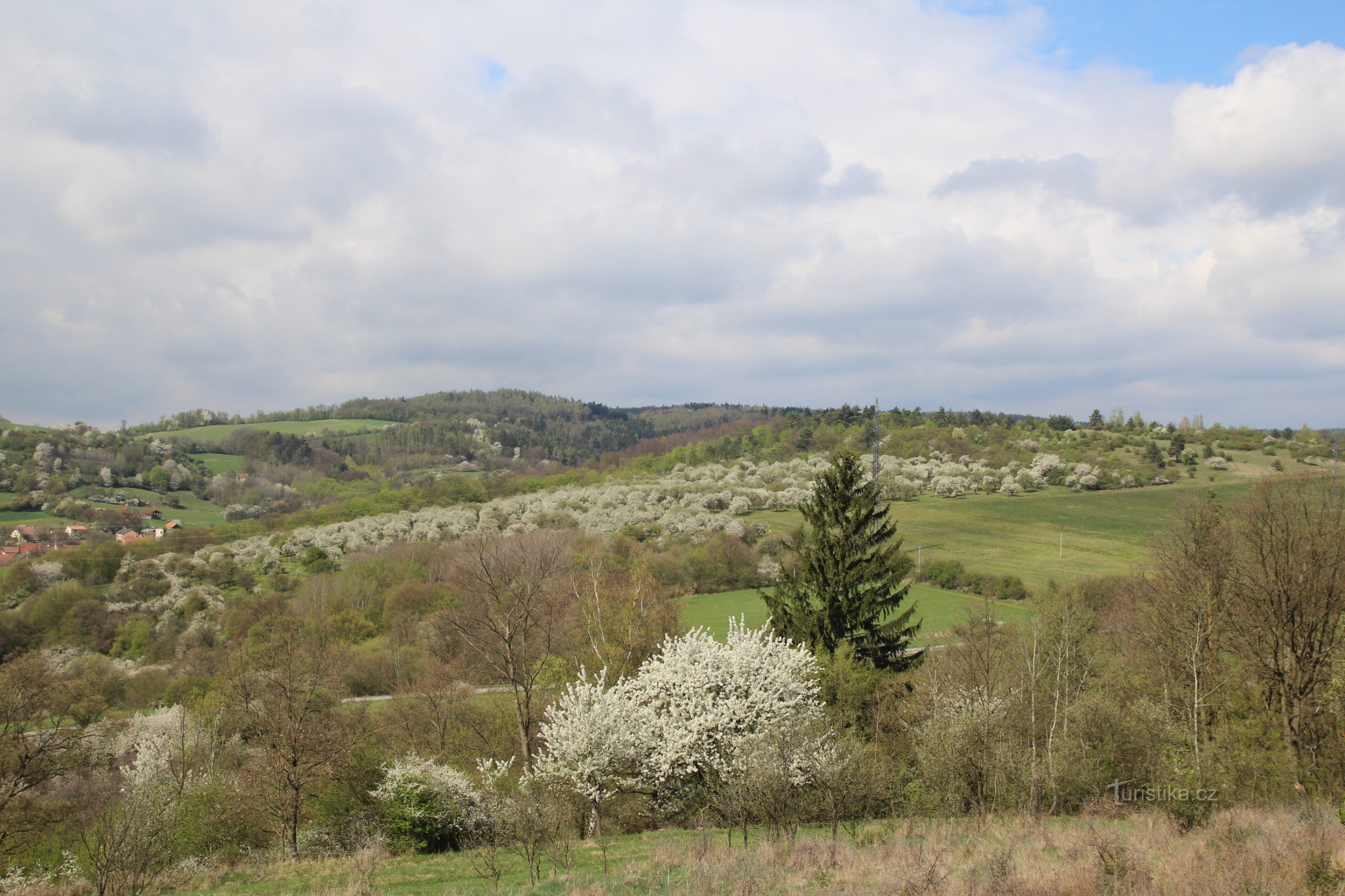 Svídovce 尾根の全景