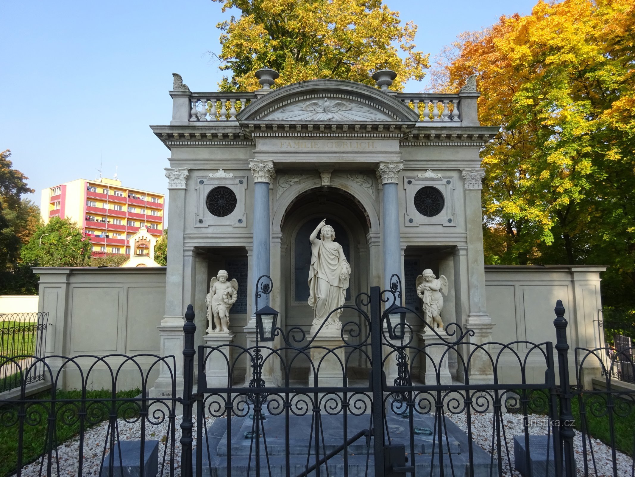 general view of the tomb