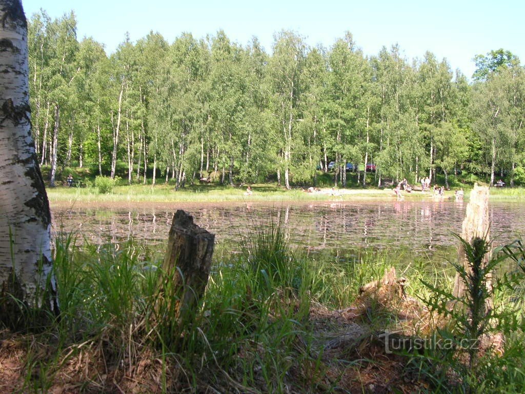 Vista geral do lago