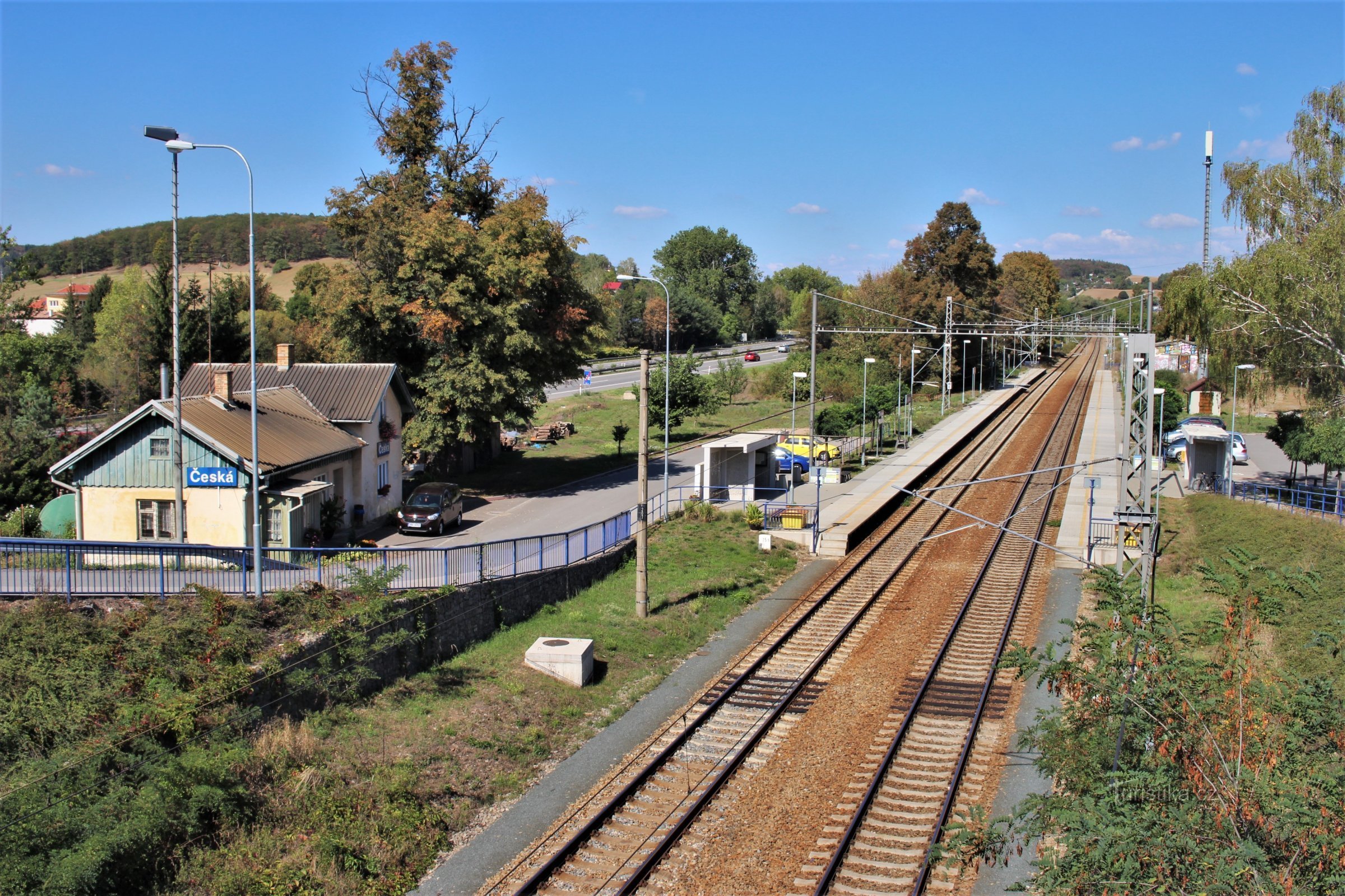 General view of the station area