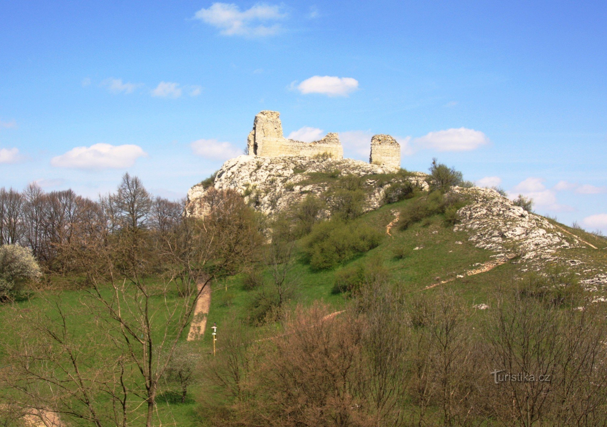 Algemeen beeld van Růžový vrch vanaf de Tafelberg