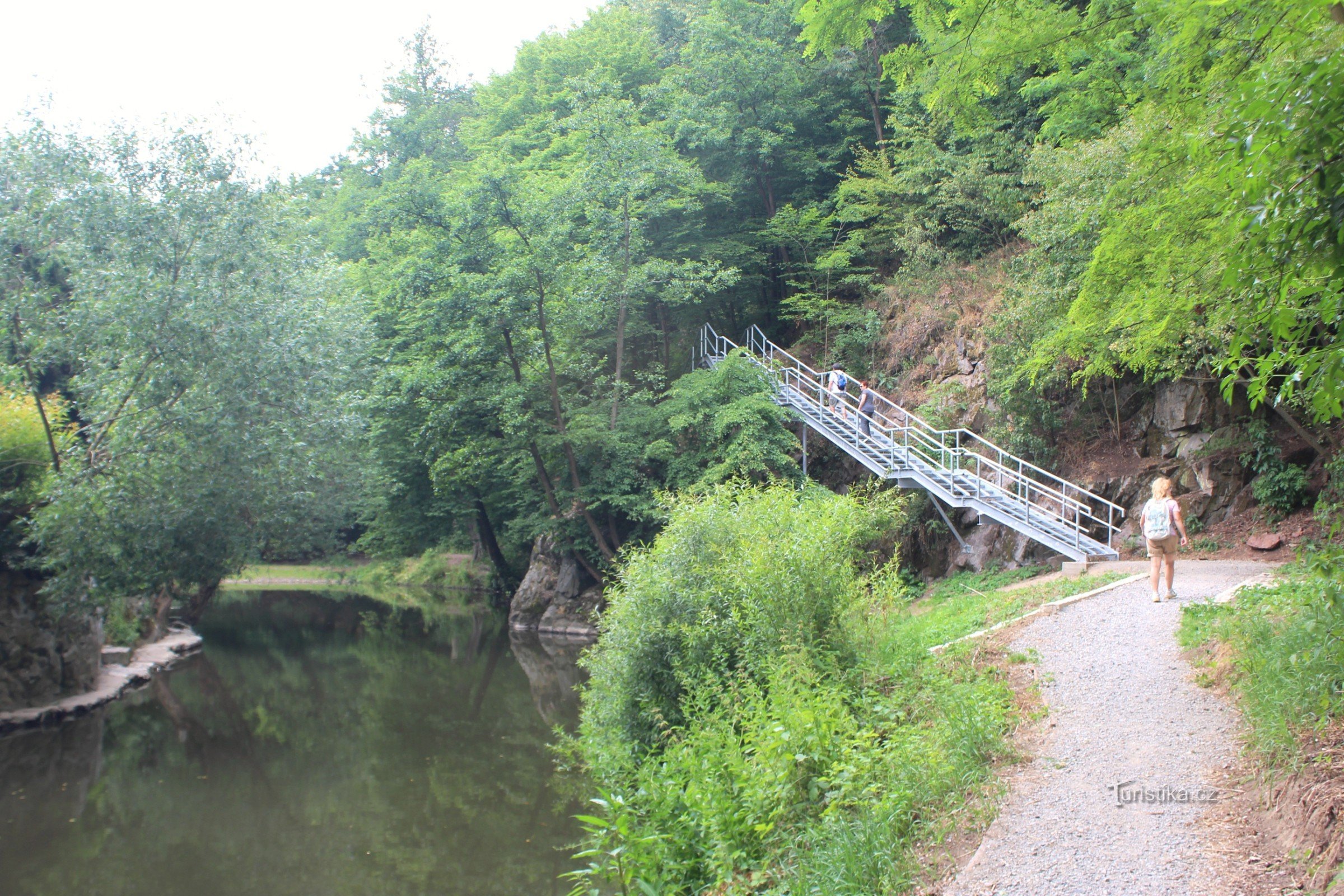 General view of the staircase