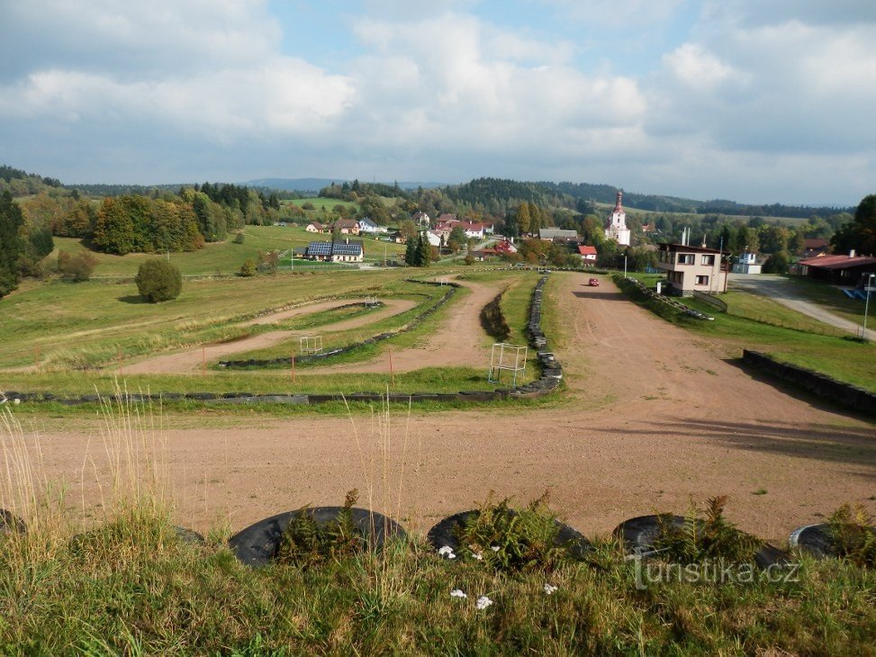 Celkový pohled na trať