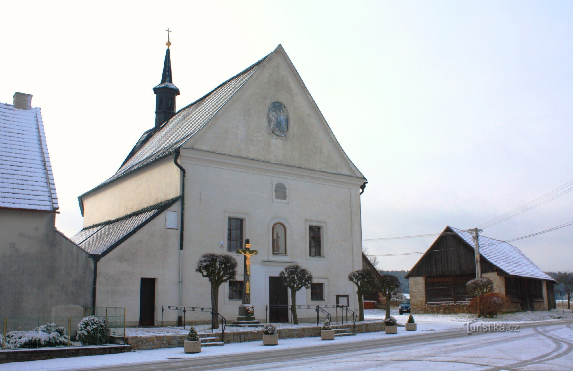 Čelní pohled na kapli sv. Antonína Paduánského