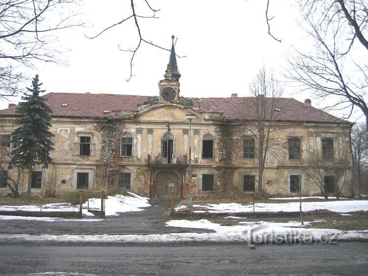 Front view of the castle