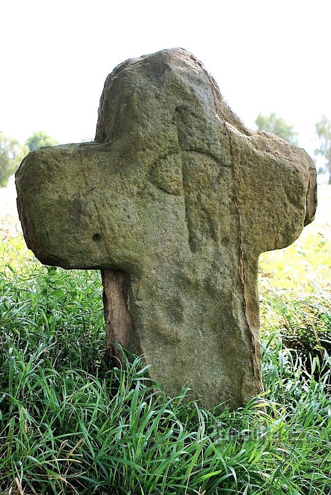 front side of the cross