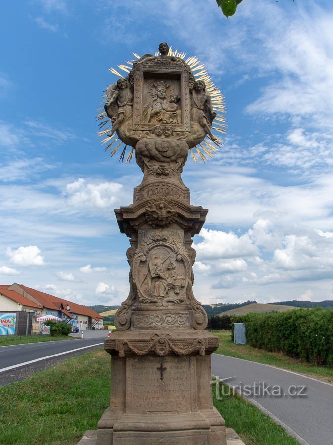 Forside med st. Lukáš og P. Maria fra Czenstochová