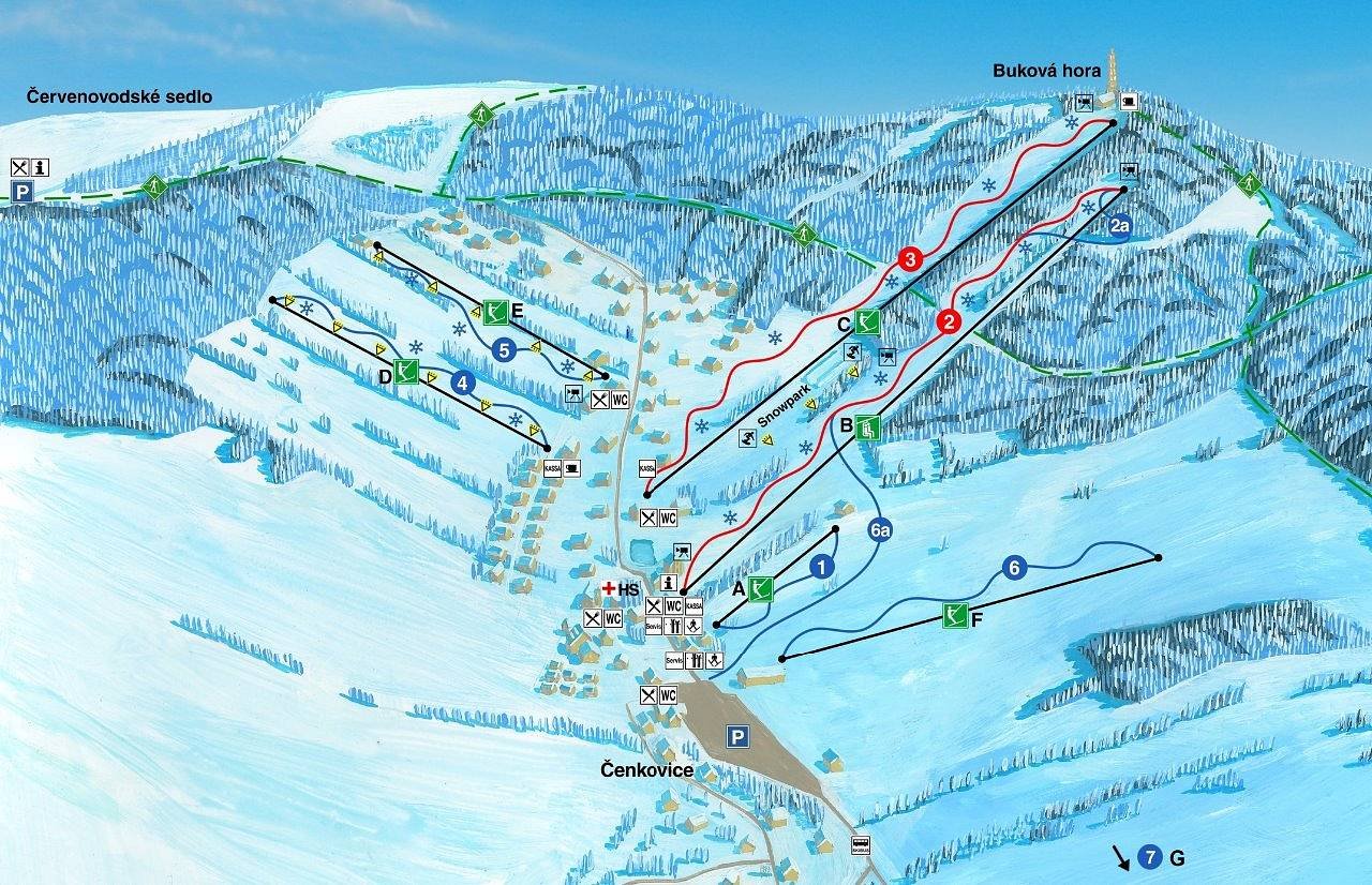Dốc trượt tuyết Čenkovice