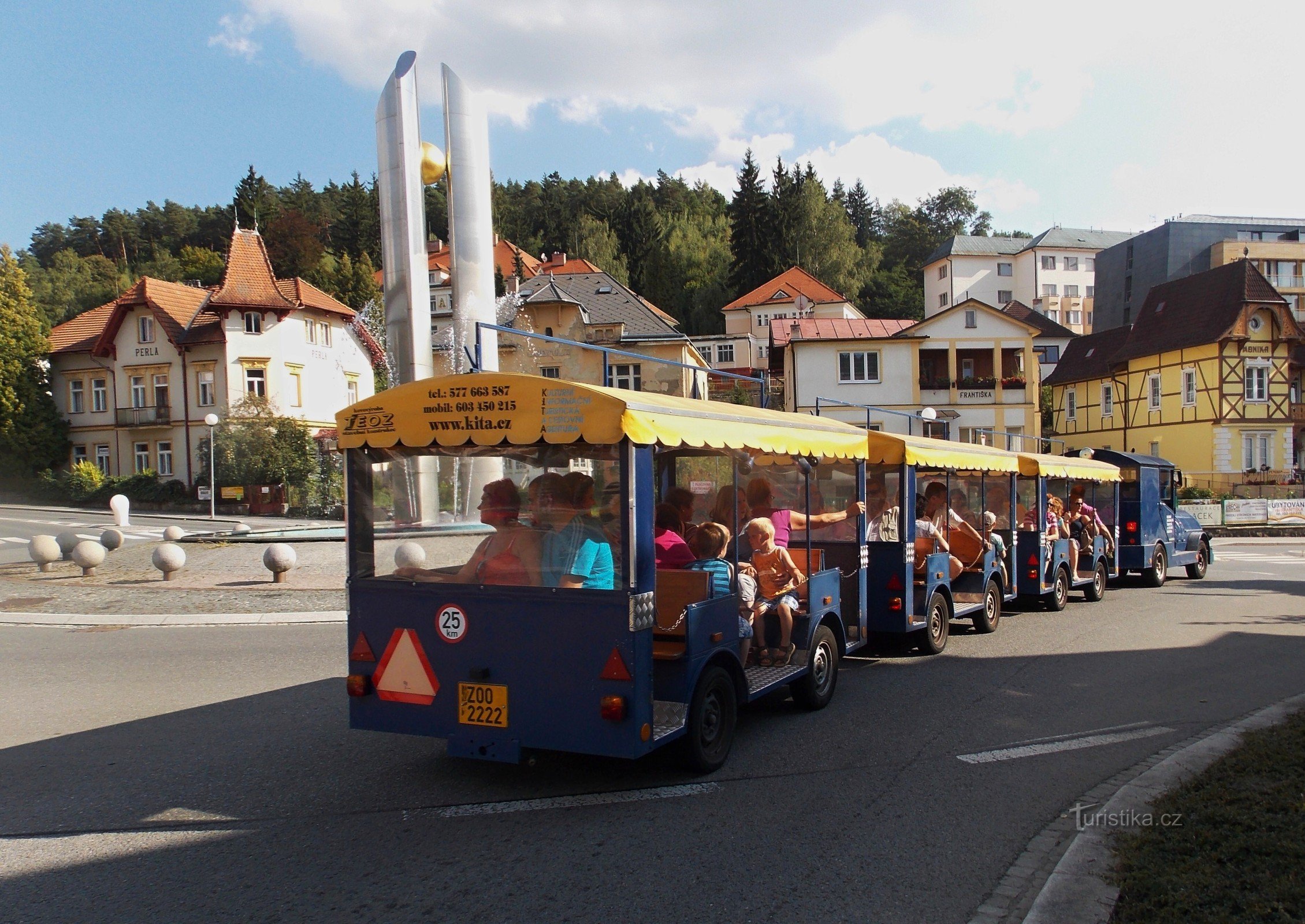 Centrul orașului Luhačovice